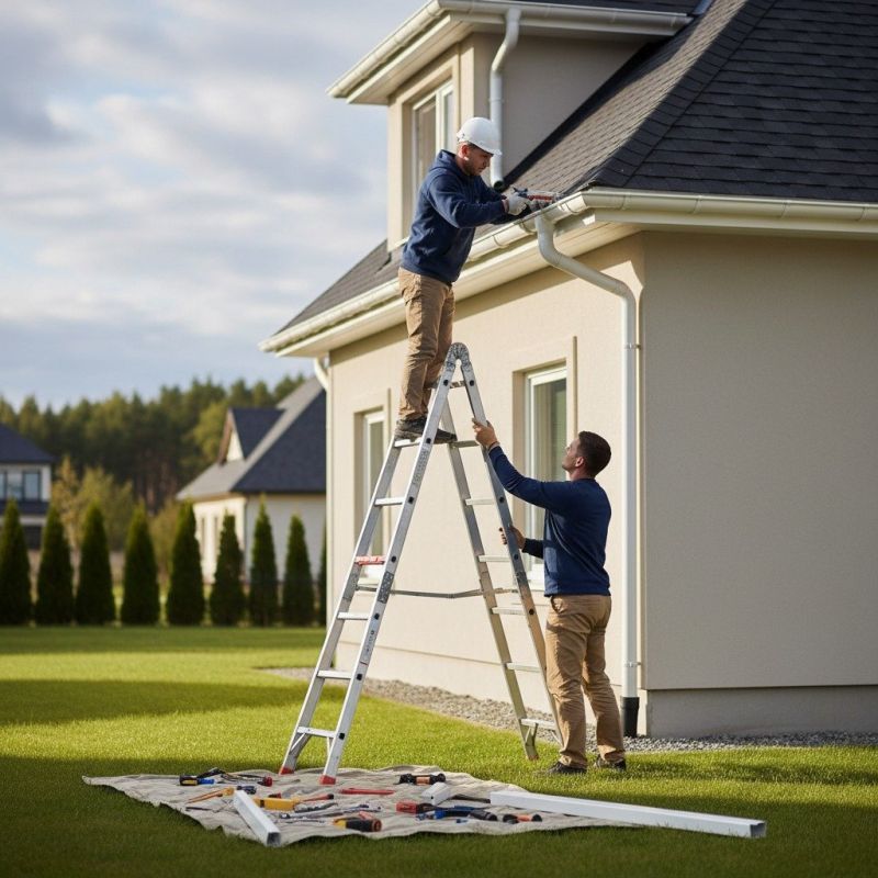 Half Round Gutter Repair in Sacramento, CA
